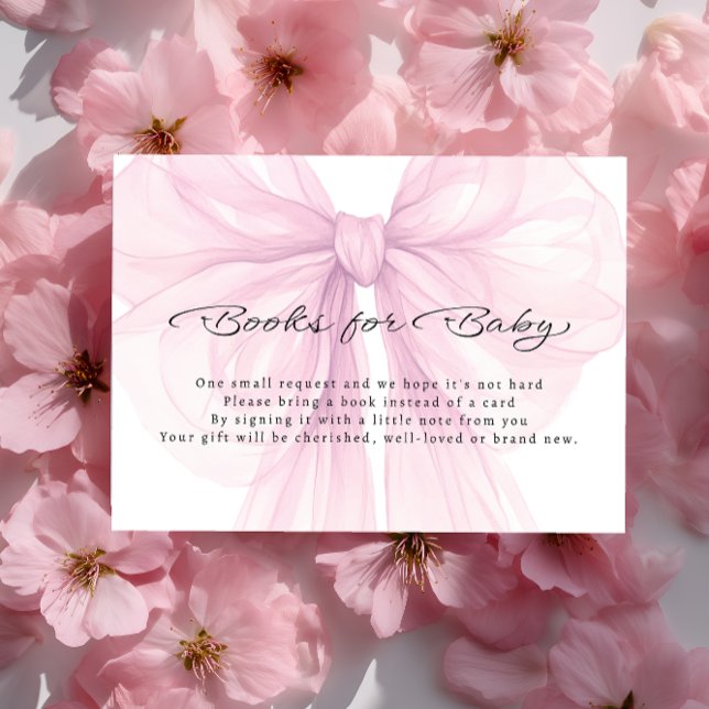 Script Blush Bow Books for Baby Insert (Creator Uploaded)