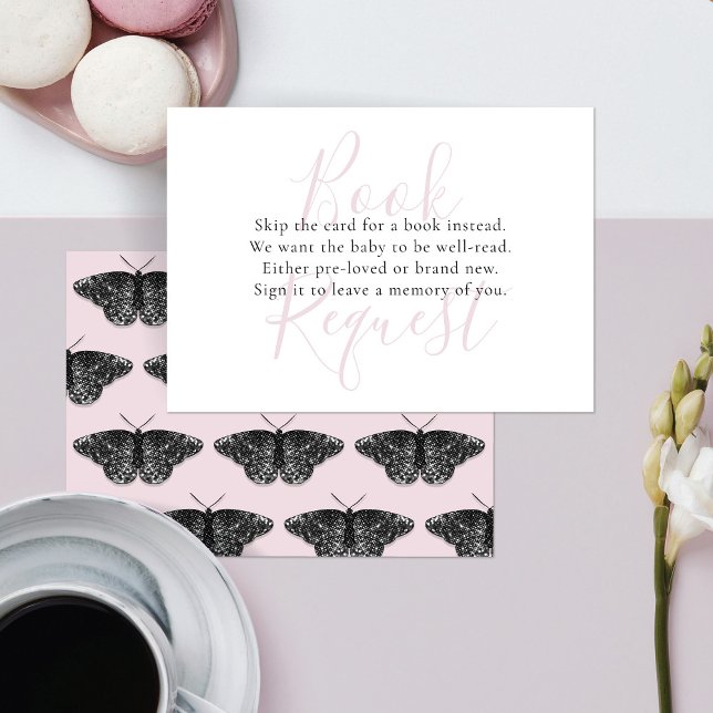 Script Book Request w/Sparkly Black Butterflies Enclosure Card (Creator Uploaded)
