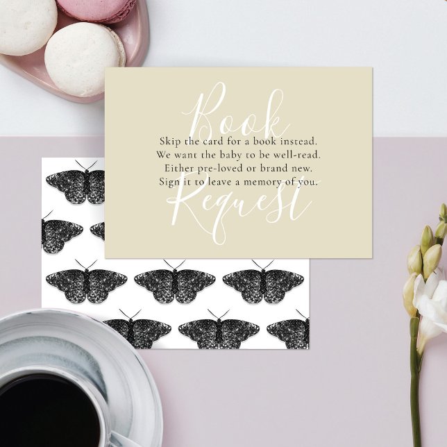 Script Book Request w/Sparkly Black Butterflies Enclosure Card (Creator Uploaded)
