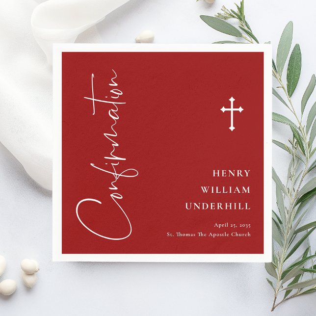 Script Boys Confirmation  Napkin (Creator Uploaded)