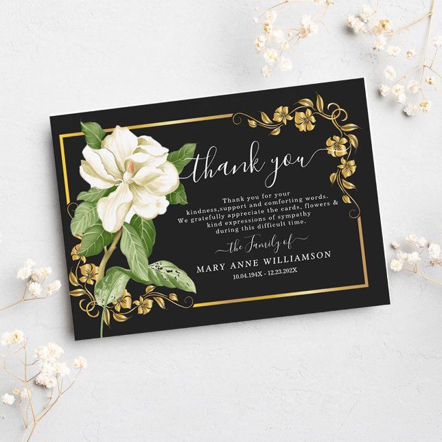 Script Budget Funeral Thank You Card (Creator Uploaded)