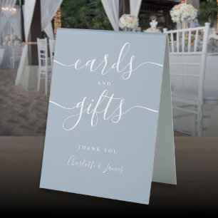Script Cards And Gifts Dusty Blue Signature