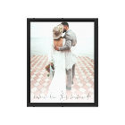 Script Couple Photo Remember This Moment Wedding