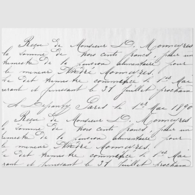 Script Decoupage Paper (Front)