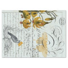 Script Digital Collage Decoupage Tissue Paper