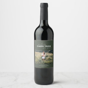 script distance sending cheer from over here wine label