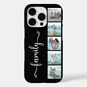 Script Family Photo Black iPhone 16 Pro Case