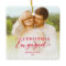 Script First Christmas Engaged Holiday Photo