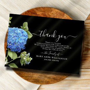 Script Funeral Thank You Card