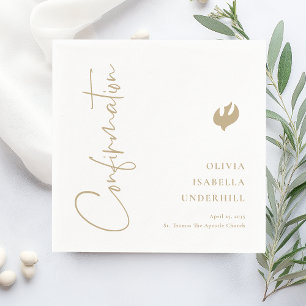 Script Girls Confirmation  Napkin