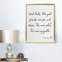 Script Lettering Friendship Quote Art