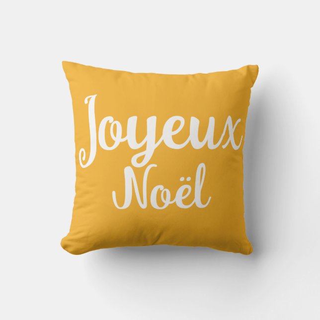 Script  Merry Christmas  Cushion (Front)