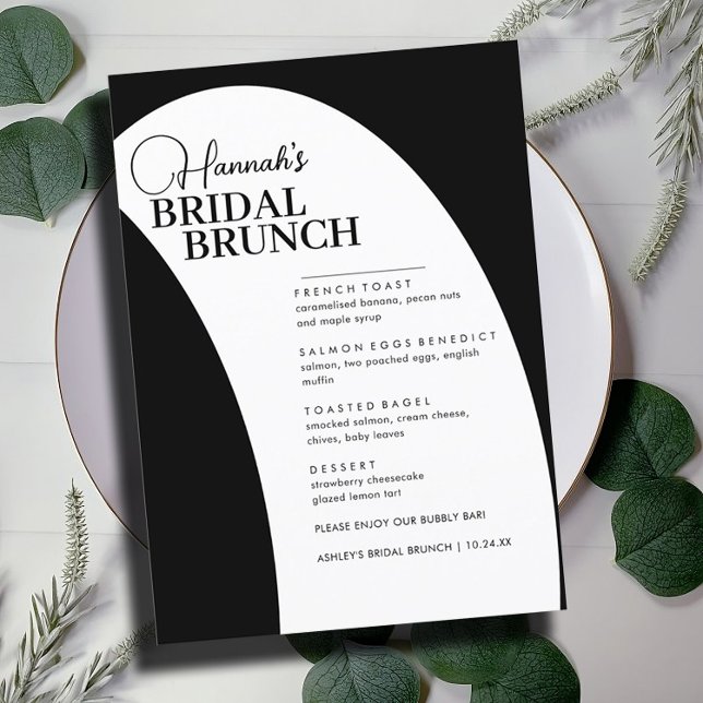 Script Minimal Bridal Brunch Menu (Creator Uploaded)