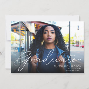 Script Mod Photo Graduation Party Invitation