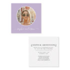 Script Modern Chic Photo Lilac Purple Social Media