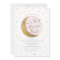 Script Moon and Back Baby Shower