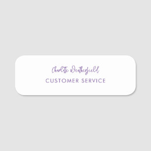 Script Name Business Employee Custom Name Tag