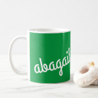 Script Name Custom Gift Kelly Green