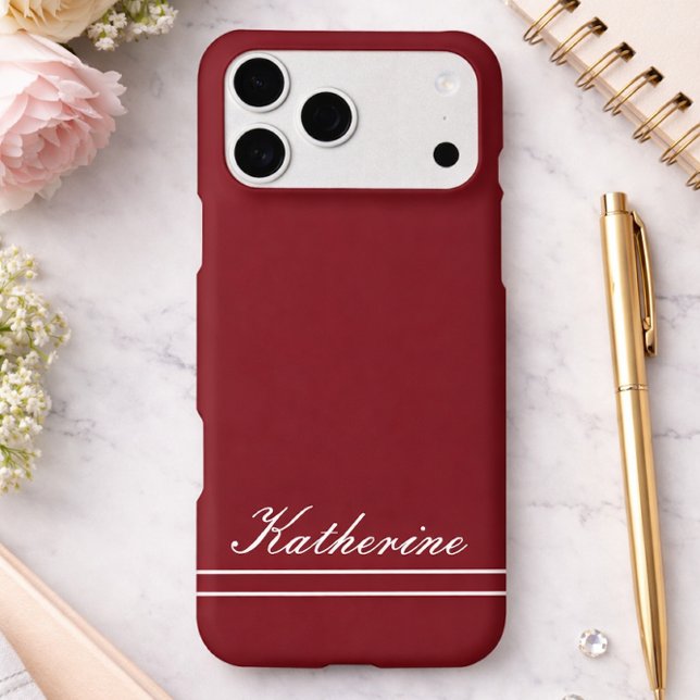 Script Name Minimalist Burgundy Red (Creator Uploaded)