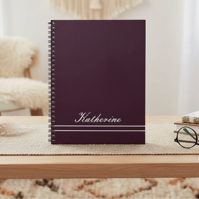 Script Name Minimalist Plum Notebook (Creator Uploaded)