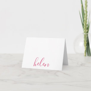 Script Name Note Card