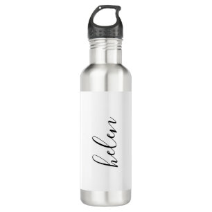 Script Name Personalized Gift Custom Black 710 Ml Water Bottle