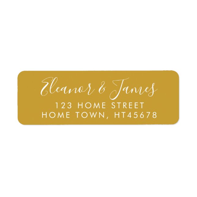 Script Name Return Address (Front)