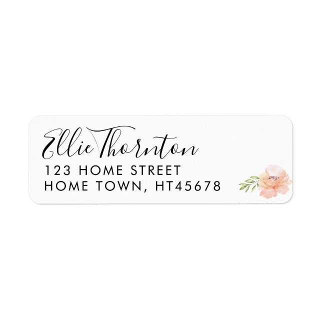 Script Name Return Address (Front)