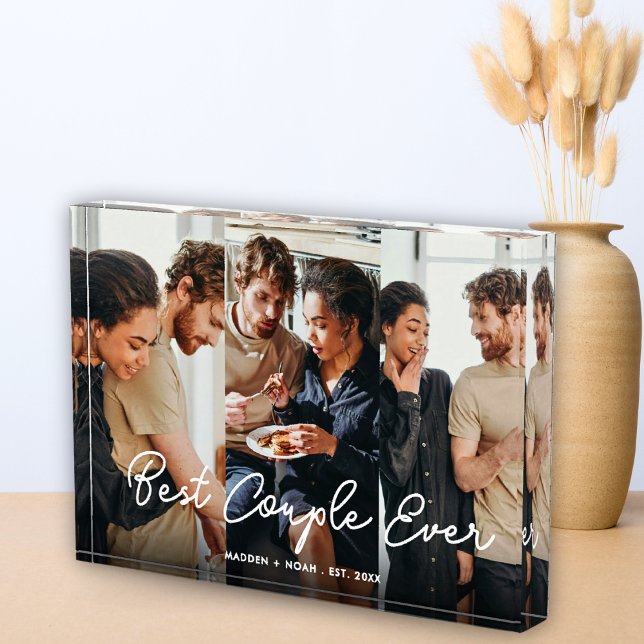 Script Overlay Personalised Best Couple Ever  Photo Block (Creator Uploaded)