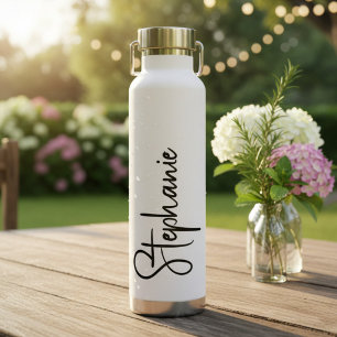 Script Personalised Name Water Bottle