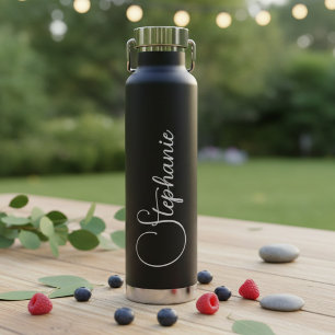 Script Personalised Name Water Bottle