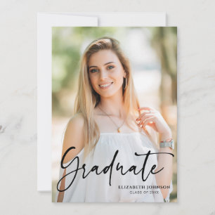 Script Photo Graduation Party  Invitation