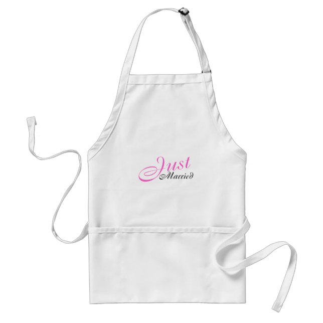 Script (Pink) Standard Apron (Front)