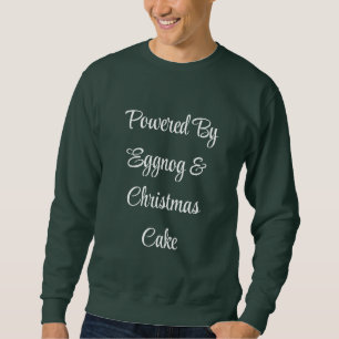 Script Powered By Eggnog Christmas Men’s Sweater