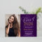 Script Purple 2025 Photo Graduation Party Gold