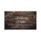 Script Rustic Wood & Light Strings Wedding Website