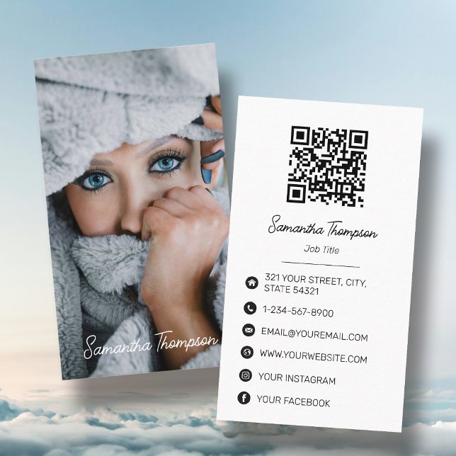 Script Signature Professional Photography Photo Business Card (Script Signature Professional Photography Photo Business Card)