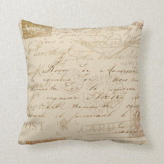 Script & Stamps Cushion