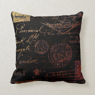 Script & Stamps Cushion