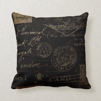 Script & Stamps Cushion