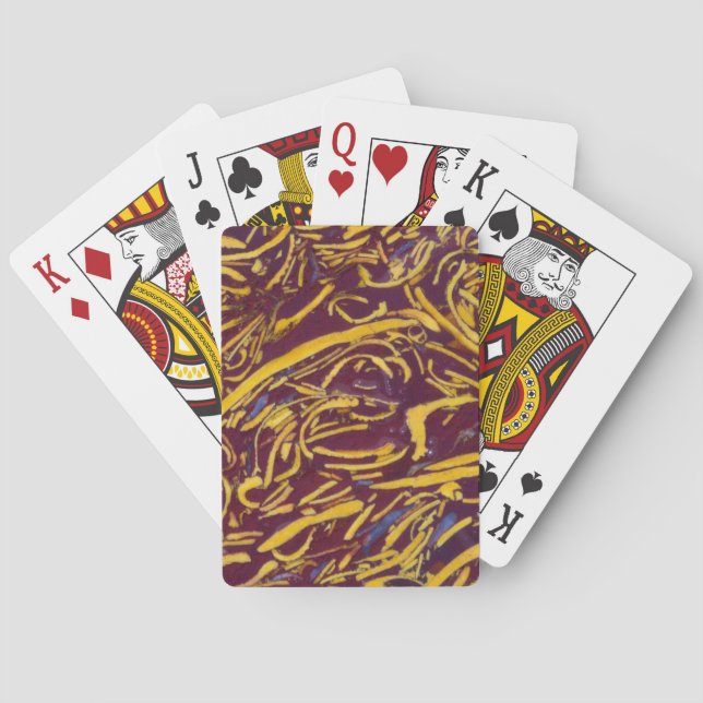Script Stone Playing Cards (Back)
