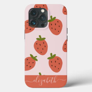 Script Strawberry iPhone 13 Pro Case
