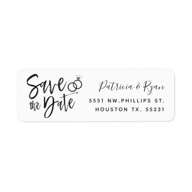 Script Style Save the Date | Custom (Front)