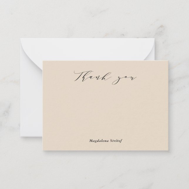 Script Thank you Note Cards (Front)