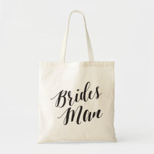 Script Tote   Brides Man Bag