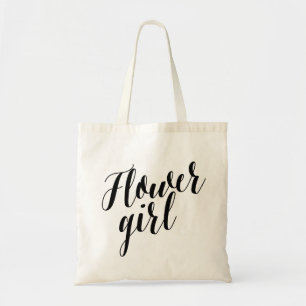 Script Tote   Flower Girl