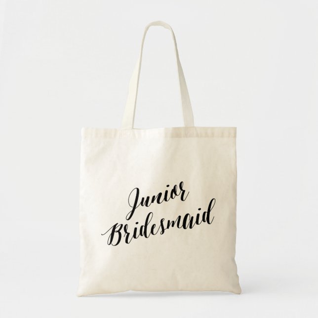 Script Tote | Junior Bridesmaid (Front)