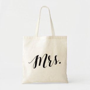 Script Tote Mrs Bag
