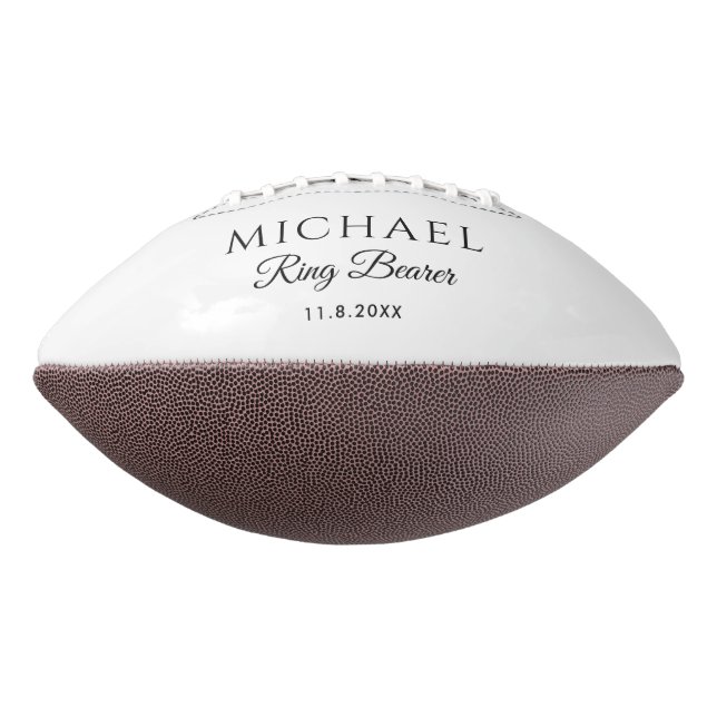 Script Wedding Bestman Typography Favour American Football (Rotated 270)