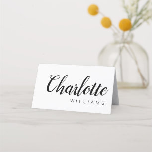 Script Wedding Place Card